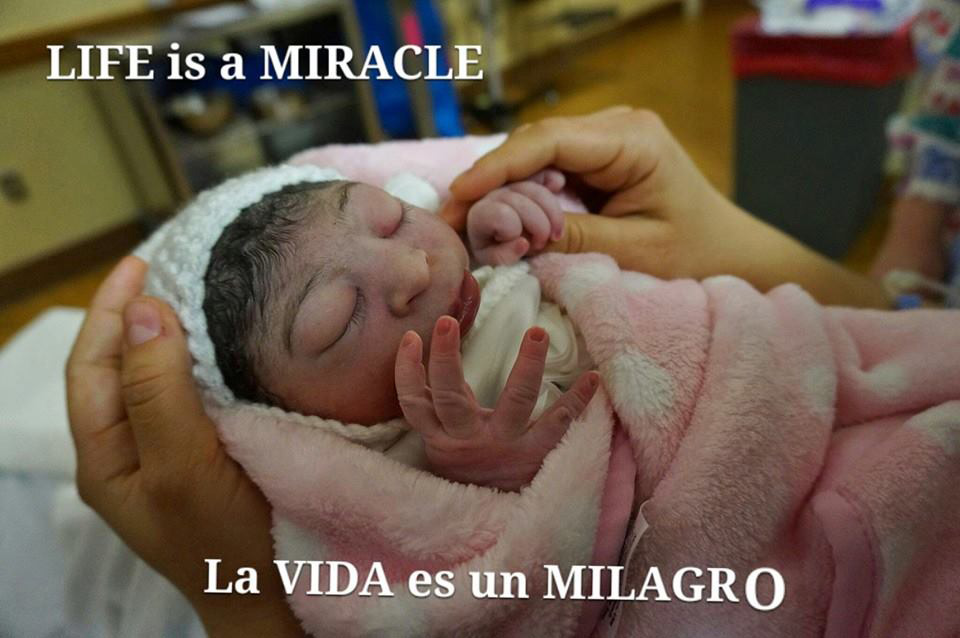 Angela was born with anencephaly a terrible birth defect, she was not expected to live after birth. She is living and thriving and defying all the odds. And proving that miracles happen everyday.
