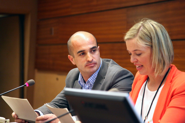 Francisco and Macarena Lancha who have two children, Nicolás and Fátima, with Down Syndrome 